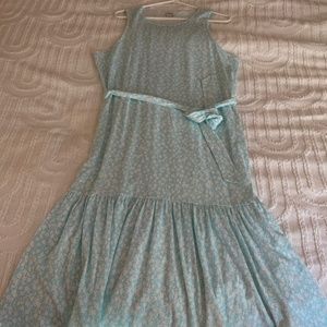 J. Crew summer midi dress size large.